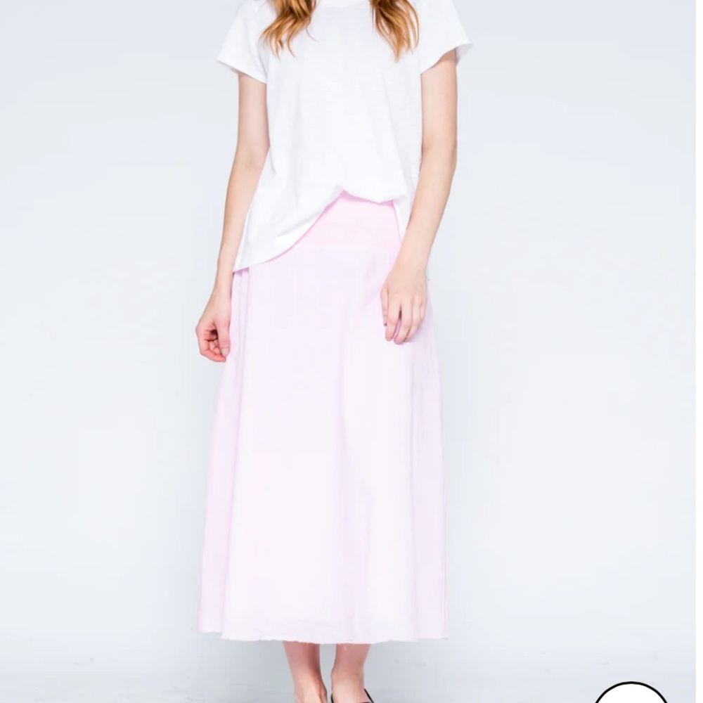 WILT COTTON RIB  EASY LONG SKIRT
